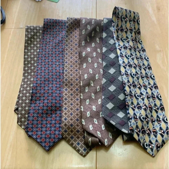 Bundle of six silk  ties - Picture 1 of 2